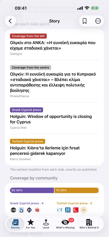 How each side put it: the real headlines